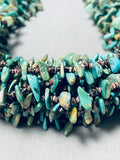 Rye Whitegoat Native American Navajo Turquoise Heishi Green Necklace-Nativo Arts