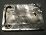 Very Important Vintage Native American Zuni Helen Lincoln Zunie Turquoise Sterling Silver Buckle-Nativo Arts