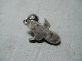 Amazing Vintage Native American Navajo Royston Turquoise Sterling Silver Pendant-Nativo Arts