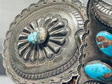 Museum 600+ Gram Vintage Native American Navajo Turquoise Sterling Silver Concho Belt-Nativo Arts