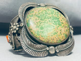 One Of The Best Vintage Native American Navajo Royston Turquoise Sterling Silver Bracelet-Nativo Arts