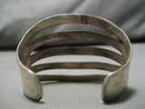 Tremendous Vintage Native American Navajo Simple Elegance Sterling Silver Bracelet-Nativo Arts