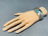 The Most Unique Vintage Native American Navajo Ben Begaye Turquoise Sterling Silver Bracelet-Nativo Arts