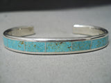 Exceptional Native American Zuni Royston Turquoise Sterling Silver Bracelet-Nativo Arts