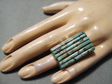Exquisite Vintage Navajo Royston Turquoise Sterling Silver Ring Native American-Nativo Arts