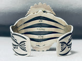 One Of The Best Vintage Navajo Royston Turquoise Sterling Silver Bracelet-Nativo Arts