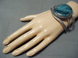 Jo Tso Navajo Native American Turquoise Sterling Silver Bracelet-Nativo Arts
