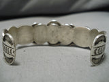 Impressive Vintage Zuni Sleeping Beauty Native American Sterling Silver Bracelet-Nativo Arts