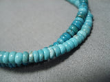 Amazing Vintage Navajo Choker Turquoise Sterling Silver Native American Necklace-Nativo Arts