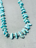 Amazing Vintage Native American Navajo Turquoise Sterling Silver Necklace-Nativo Arts