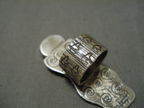 Important One Best Vintage Native American Navajo Turquoise Sterling Silver Ring-Nativo Arts