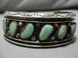 Museum Vintage Native American Navajo Royston Turquoise Sterling Silver Bracelet Old Cuff-Nativo Arts