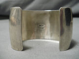 Superlative Vintage Navajo Ray Tracey Sterling Silver Native American Bracelet-Nativo Arts