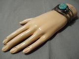 Quality Vintage Native American Navajo Royston Turquoise Sterling Silver Bracelet Old-Nativo Arts