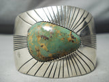 Monstrous Vintage Native American Navajo Royston Turquoise Sterling Silver Bracelet-Nativo Arts