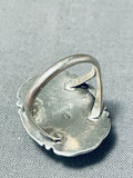 Fabulous Betty Smith Native American Navajo Black Onyx Sterling Silver Ring-Nativo Arts