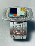 Robby Vandever Vintage Native American Navajo Royston Turquoise Sterling Silver Bracelet-Nativo Arts