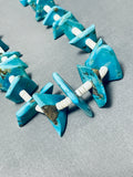 Native American Outstanding Vintage Santo Domingo Turquoise Necklace-Nativo Arts