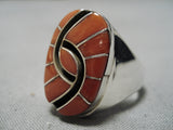 Exquisite Vintage Zuni Native American Amy Quandelacy Sterling Silver Ring-Nativo Arts