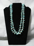 Magnificent Vintage Navajo Turquoise Necklace Old Native American-Nativo Arts