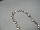 Fascinating Vintage Native American Navajo Royston Turquoise Sterling Silver Necklace-Nativo Arts