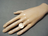 1903 Navajo Indian Head Penny Sterling Silver Ring Native American-Nativo Arts