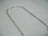 Fascinating Navajo Native American Sterling Silver Coins Necklace-Nativo Arts