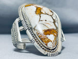 The Best Jo Tso White Agate Vintage Native American Navajo Sterling Silver Bracelet-Nativo Arts