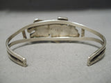 Incredible Vintage Zuni Native American Turquoise Sterling Silver Bracelet-Nativo Arts