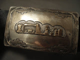 374 Grams Huge Vintage Navajo Real Gold Sterling Native American Jewelry Silver Concho Belt-Nativo Arts