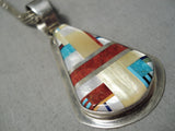 Native American Important Dan Coriz Santo Domingo Sterling Silver Necklace-Nativo Arts