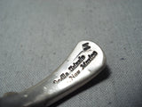 Authentic Vintage Native American Navajo Orville Tsinnie 14k Gold Sterling Silver Bracelet-Nativo Arts
