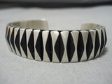 Exquisite Vintage Navajo Sterling Silver Native American Bracelet-Nativo Arts