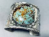 Jake Francosa San Felipe 8 Turquoise Sterling Silver Bracelet-Nativo Arts