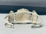 Very Unique Sugulite Inlay Vintage Native American Zuni Sterling Silver Bracelet-Nativo Arts