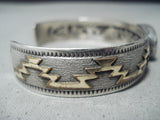 Randall Begay Vintage Native American Navajo Kingman Turquoise Internal Storyteller Bracelet Old-Nativo Arts