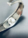 Exceptional Native American Zuni Sleeping Beauty Turquoise Sterling Silver Bracelet Signed-Nativo Arts