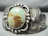 Superior Vintage Native American Navajo Royston Turquoise Sterling Silver Bracelet-Nativo Arts