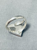 Beautiful Native American Navajo Spiny Oyster Sterling Silver Ring Signed-Nativo Arts