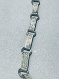 Native American One Of The Best Santo Domingo Carico Lake Turquoise Sterling Silver Necklace-Nativo Arts