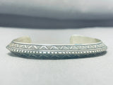 A Level Above Detailed Vintage Native American Navajo Sterling Silver Bracelet-Nativo Arts