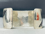 Freddy Douglas Native American Navajo Signed Sterling Silver Bracelet-Nativo Arts