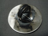 Amazing Vintage Hopi Native American Sterling Silver Ring Old-Nativo Arts