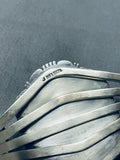 One Of The Best Native American Navajo Ice Blue Turquoise Sterling Silver Bracelet-Nativo Arts