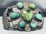 One Of The Best Vintage Museum Royston Turquoise Native American Navajo Sterling Silver Bracelet-Nativo Arts