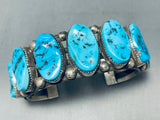Mind Boggling Vintage Native American Navajo 7 Inch Wrist Sterling Silver Bracelet-Nativo Arts