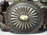 Huge Vintage Native American Navajo Royston Turquoise Sterling Silver Concho Belt Old-Nativo Arts