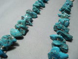 Monumental Vintage Navajo Turquoise Necklace Native American Old-Nativo Arts