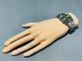 Quad Cluster Vintage Native American Navajo Royston Turquoise Sterling Silver Bracelet-Nativo Arts
