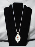 Striking Vintage Navajo August Largo Sterling Silver Native American Necklace-Nativo Arts
